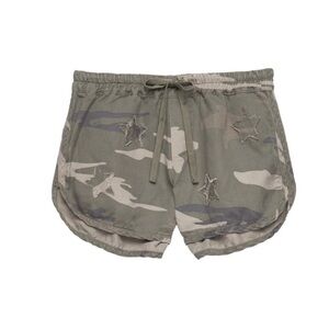 Rails Thatcher Sage Camo Star Embellished Shorts
